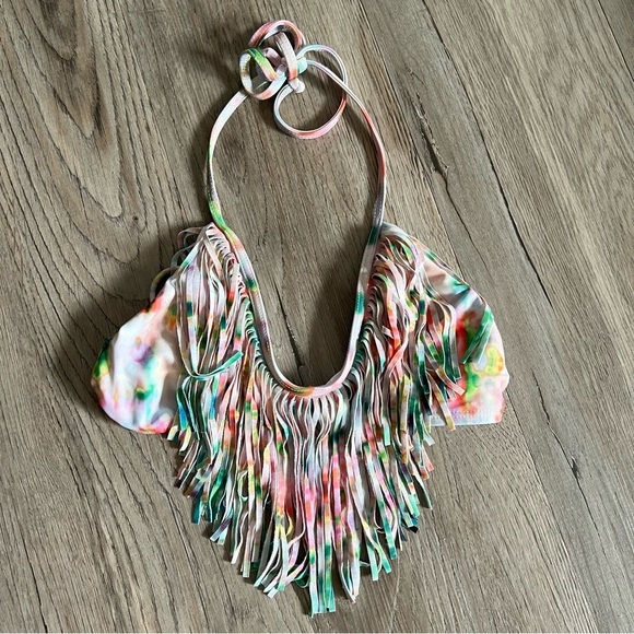 L*Space Colorful Bikini Top - Picture 1 of 6